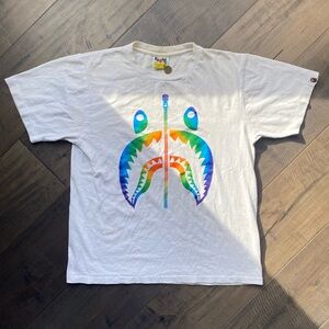 BAPE SS’18 Rainbow Shark Tee - (M)